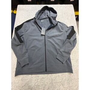 VRST Mens Pinnacle Polar Fleece Zip Up Hoodie Gray XXL MAX243306PF‎
